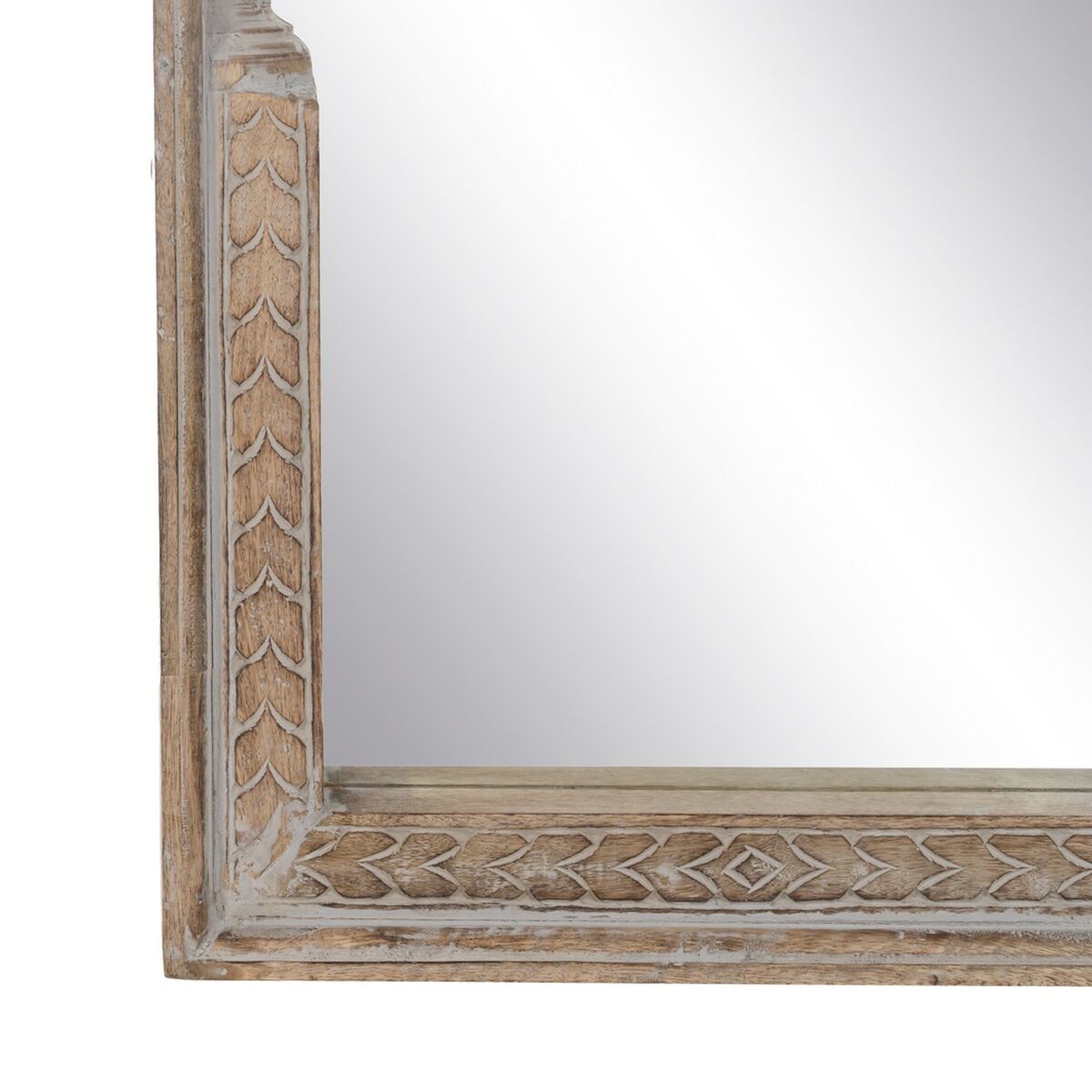 Dressing Mirror White Natural Vertical 48,26 x 7 x 183 cm